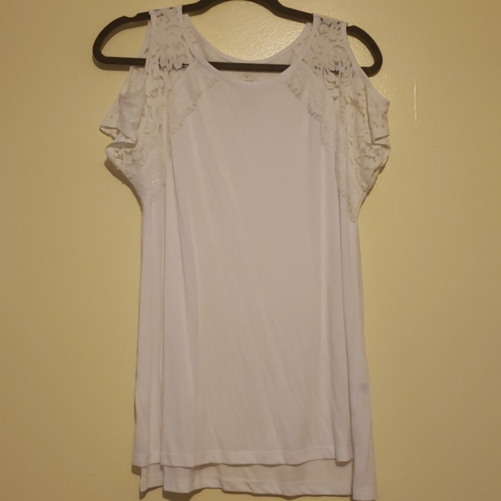 ST. John's Bay lace detail top